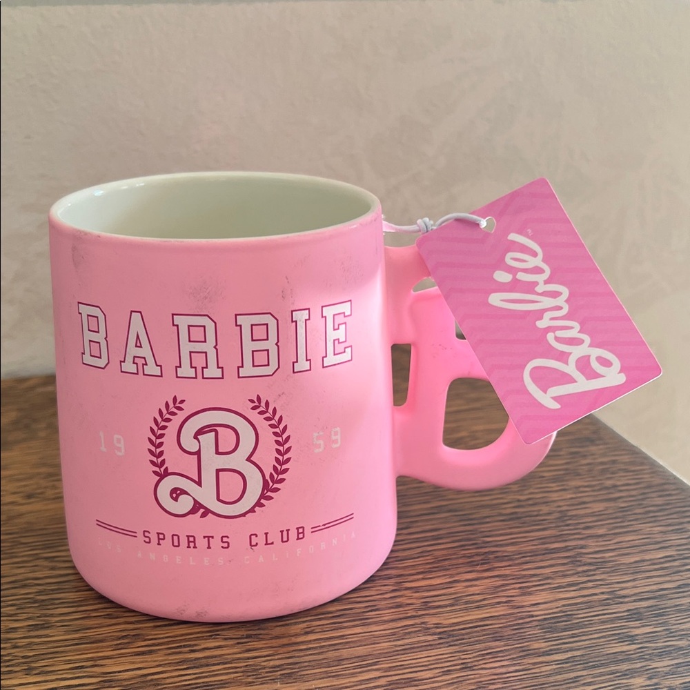 NEW Barbie Pink Sports Club Mug